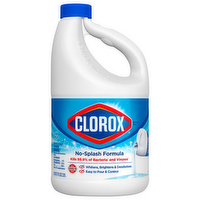 Clorox Splash-Less Liquid Bleach Regular Scent, 77 Ounce