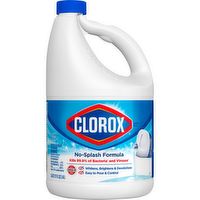 Clorox Splash-Less Liquid Bleach Regular Scent, 117 Ounce