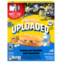 Oscar Mayer Lunchables Uploaded Turkey & Cheddar Cheese Sub Sandwich, 15 Ounce