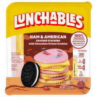 Oscar Mayer Lunchables Ham & American Cracker Stackers, 3.2 Ounce