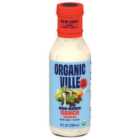 Organicville Non-Dairy Ranch Organic Dressing, 8 Ounce