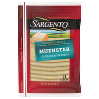 Sargento Muenster Cheese Slices, 8 Ounce