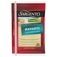 Sargento Havarti Cheese Slices, 7 Ounce