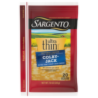 Sargento Ultra Thin Colby-Jack Cheese Slices, 7.6 Ounce