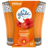 Glade Hawaiian Breeze Jar Candle, 3.4 Ounce