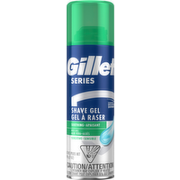 Gillette Series Soothing Shave Gel for Men with Aloe Vera, 7 Ounce