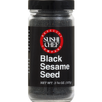 Sushi Chef Black Sesame Seeds, 3.7 Ounce