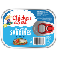 Chicken of the Sea Sardines In Water, 3.75 Ounce