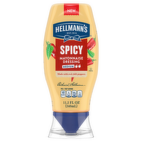 Hellmann's Spicy Mayonnaise Dressing Squeeze Bottle, 11.5 Ounce