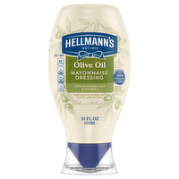 Hellmann's Mayonnaise Dressing with Olive Oil Squeeze Bottle, 20 Ounce