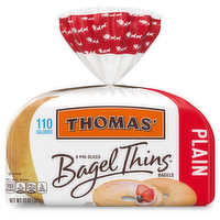 Thomas' Plain Bagel Thins, 8 Each