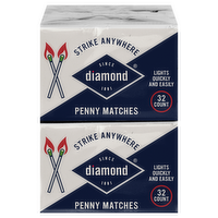 Diamond Greenlight Strike Anywhere Matches, 10 Each