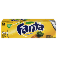 Fanta Pineapple Soda, 12 Each