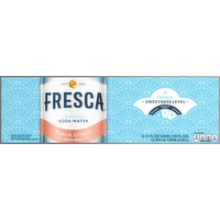 Fresca Peach Citrus Soda, 12 Each