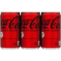 Coca-Cola Zero Sugar (Coke Zero Sugar), 6 Each