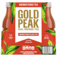 Gold Peak Unsweetened Iced Tea, 6 Each