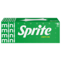 Sprite Soda Mini Cans, 10 Each