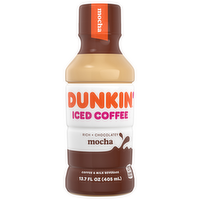 Dunkin' Donuts Mocha Iced Coffee, 13.7 Ounce