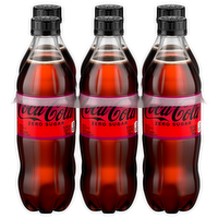 Coca-Cola Cherry Zero Sugar (Cherry Coke Zero Sugar), 6 Each