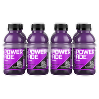 Powerade Grape Sports Drinks, 8 Each