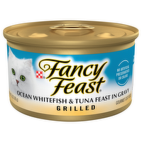 Fancy Feast Grilled White Fish & Tuna in Gravy Cat Food, 3 Ounce