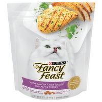 Fancy Feast Chicken & Turkey Dry Cat Food, 16 Ounce