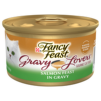 Fancy Feast Gravy Lovers Salmon Feast Cat Food, 3 Ounce