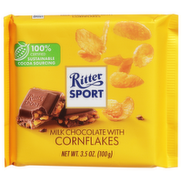 Ritter Sport Milk Chocolate Square with Cornflakes, 3.5 Ounce