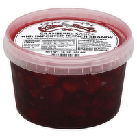 Crane Berry Cranberry Sauce with French Brandy & Pecans, 16 Ounce
