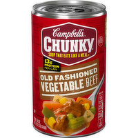 Campbell's Chunky Old Fashioned Vegetable Beef Soup, 19 Ounce