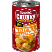 Campbell's Chunky Hearty Chicken with Vegetables Soup, 18.8 Ounce