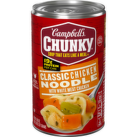 Campbell's Chunky Classic Chicken Noodle Soup, 19 Ounce