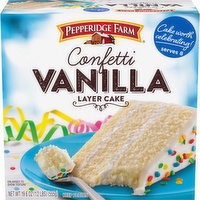 Pepperidge Farm 3-Layer Confetti Vanilla Cake, 19.6 Ounce