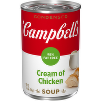 Campbell's Cream of Chicken 98% Fat Free Soup, 10.75 Ounce