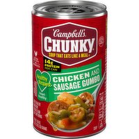 Campbell's Chunky Healthy Request Grilled Chicken & Sausage Gumbo Soup, 18.8 Ounce