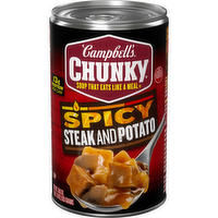 Campbell's Chunky Spicy Steak & Potato Soup, 18.8 Ounce