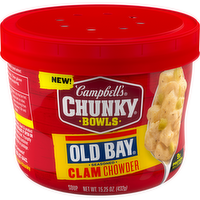 Campbell's Chunky Old Bay Seasoned Clam Chowder Microwavable Bowl, 15.25 Ounce