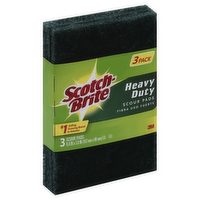 Scotch-Brite Heavy Duty Scour Pads, 3 Each