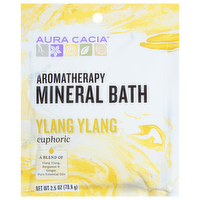 Aura Cacia  Euphoric Ylang Ylang  Aromatherapy Mineral Bath, 2.5 Ounce