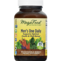 MegaFood Men's One Daily Multivitamin & Mineral Tablets, 60 Each