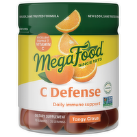 MegaFood C Defense Organic Tangy Citrus Gummies, 70 Each