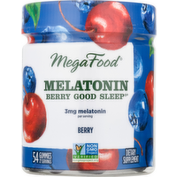 MegaFood 3mg Melatonin Berry Good Sleep Berry Gummies, 54 Each