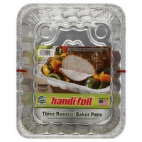 Handi-Foil Roaster & Baker Pans, 3 Each