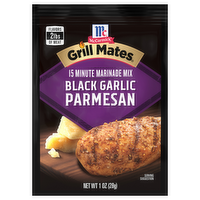 McCormick Grill Mate Black Garlic Parmesan 3-In-1 Seasoning Mix, 1 Ounce