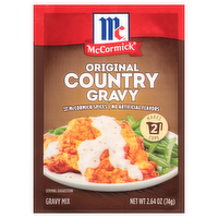 McCormick Original Country Gravy Mix, 2.64 Ounce