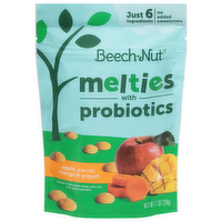 Beech-Nut Melties with Probiotics Apple, Carrot, Mango & Yogurt Freeze-Dried Snacks, 1 Ounce