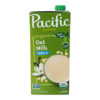 Pacific Organic Oat Vanilla Plant-Based Beverage, 32 Ounce