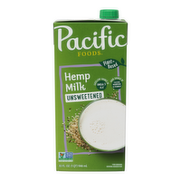 Pacific Hemp Original Unsweetened Plant-Based Beverage, 32 Ounce