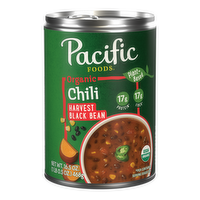 Pacific Organic Plant-Based Harvest Black Bean Chili, 16.5 Ounce