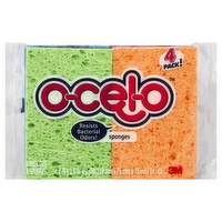 Scotch-Brite Ocelo Cellulose Sponges, 4 Each